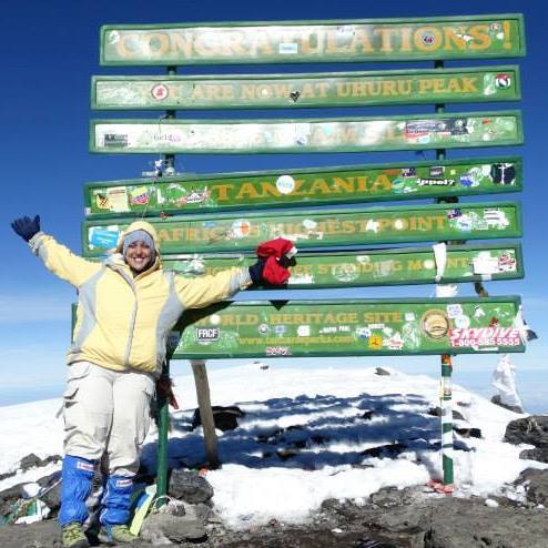Me on the summit of Mt. Kilimanjaro